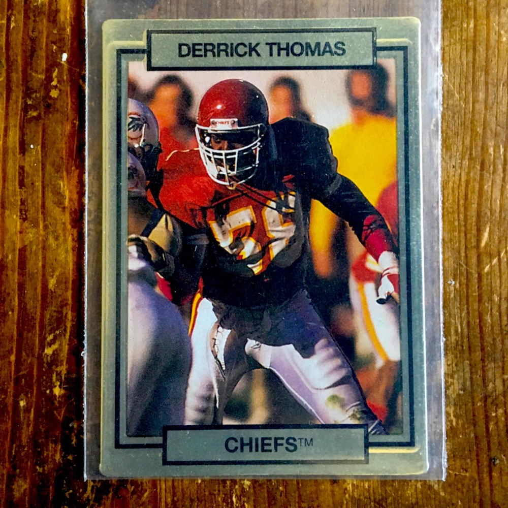 Derrick Thomas 1990 Action Packed card